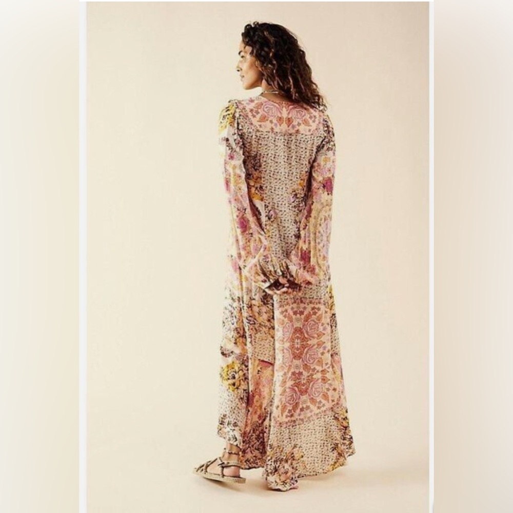 Free People Marais Printed Midi Dress Size XS - Picture 3 of 14
